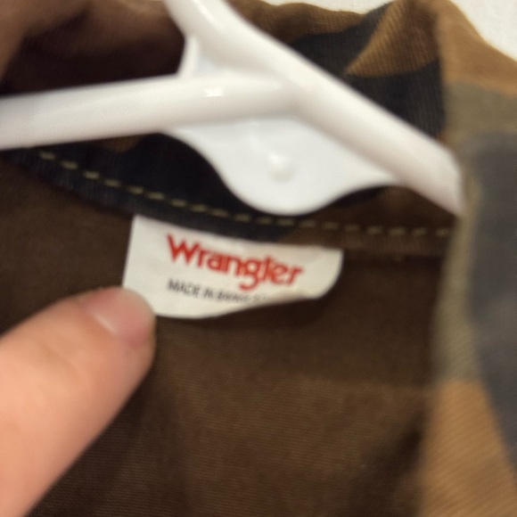 Wrangler Camouflage Cargo Military Jacket 100% cotton - Picture 3 of 5